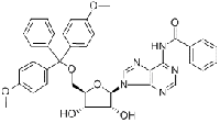MC80969 5'-DMT-RIBO ADENOSINE (N-BZ) 81246-82-4 5'-O-(4,4'-二甲氧基三苯甲基)-N6-苯甲酰基腺苷