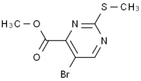 MC72822 Methyl 5-Bromo-2-(Methylsulfanyl)-4-Pyrimidinecarboxylate 50593-91-4 Methyl 5-Bromo-2-(Methylsulfanyl)-4-Pyrimidinecarboxylate