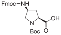 MC43652  N-Boc-顺式-4-Fmoc-氨基-L-脯氨酸  [174148-03-9]