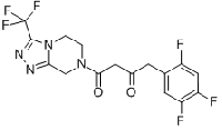 MC71360 (2Z)-4-Oxo-4-[3-(trifluoromethyl)-5,6-dihydro-[1,2,4]triazolo[4,3-a]pyrazine-7(8H)-yl]-1-(2,4,5-trifluorophenyl)butan-2-one 764667-65-4 (2Z)-4-氧代-4-[3-(三氟甲基)-5,6-二氢-[1,2,4]三唑并[4,3-a]吡嗪-7-(8H)-基]-1-(2,4,5-三氟苯基)丁-2-酮