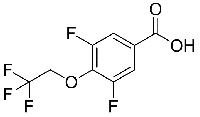 MC68181 3,5-Difluoro-4-(2,2,2-trifluoroethoxy)-Benzoic acid 801303-45-7 3,5-二氟-4-(2,2,2-三氟乙氧基)苯甲酸