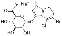 MC26115  5-溴-4-氯-3-吲哚基-beta-D-葡糖苷酸钠  [129541-41-9]