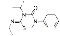 MC75410 4H-1,3,5-Thiadiazin-4-one, tetrahydro-3-(1-Methylethyl)-2-[(1-Methylethyl)iMino]-5-phenyl- 69327-75-9 4H-1,3,5-Thiadiazin-4-one, tetrahydro-3-(1-Methylethyl)-2-[(1-Methylethyl)iMino]-5-phenyl-