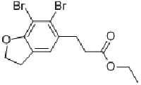 MC84229 Ethyl 3-(6,7-Dibromo-2,3-dihydro-1-benzofuran-5-yl)propanoate 196597-75-8 Ethyl 3-(6,7-Dibromo-2,3-dihydro-1-benzofuran-5-yl)propanoate