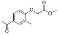 MC83839 Acetic acid, 2-(4-acetyl-2-methylphenoxy)-, methyl ester 166953-80-6 Acetic acid, 2-(4-acetyl-2-methylphenoxy)-, methyl ester