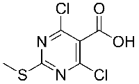 MC64381 4,6-Dichloro-2-(Methylthio)Pyrimidine-5-Carboxylic Acid 313339-35-4 4,6-二氯-2-(甲巯基)嘧啶-5-甲酸