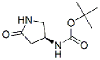 MC75156 Carbamic acid, [(3S)-5-oxo-3-pyrrolidinyl]-, 1,1-dimethylethyl ester (9CI) 672883-23-7 (S)-(5-氧代吡咯烷-3-基)氨基甲酸叔丁酯