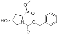 MC94434 N-CBZ-CIS-4-HYDROXY-D-PROLINE METHYL ESTER 155075-23-3 N-CBZ-顺式-4-羟基-D-脯氨酸甲酯
