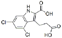 MC82776 2-Carboxy-4,6-dichloro-1H-indole-3-propionic acid 130798-51-5 2-羧基-4,6-二氯-1H-吲哚-3-丙酸