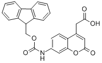MC38478  [7-(9H-Fluoren-9-ylmethoxycarbonylamino)-2-oxo-2H-chromen-4-yl]-aceticacid  [378247-75-7]