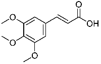 MC63136 3,4,5-Trimethoxycinnamic Acid 20329-98-0 3,4,5-三甲氧基苯乙烯酸