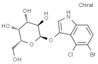 MC26300  5-溴-4-氯-3-吲哚基-alpha-D-吡喃半乳糖苷  [107021-38-5]