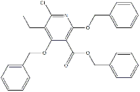 MC37492  benzyl 2,4-bis(benzyloxy)-6-chloro-5-ethylnicotinate  [1426530-29-1]