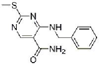 MC39747  5-PyriMidinecarboxaMide, 2-(Methylthio)-4-[(phenylMethyl)aMino]-  [919486-26-3]