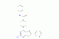 MC82560 4-(5-amino-2-(pyridin-3-yl)thiazolo[5,4-d]pyrimidin-7-yl)-N-p-tolylpiperazine-1-carboxamide 1245319-54-3 4-(5-amino-2-(pyridin-3-yl)thiazolo[5,4-d]pyrimidin-7-yl)-N-p-tolylpiperazine-1-carboxamide