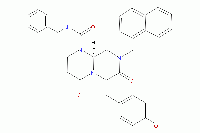 MC80990 (S,S)-ICG 001 847591-62-2 (6S,9AS)-六氢-6-[(4-羟基苯基)甲基]-8-(1-萘基甲基)-4,7-二氧代-N-(苯甲基)-2H-吡嗪并[1,2-A]嘧啶-1(6H)-甲酰胺