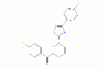 MC81005 ADX-47273 851881-60-2 (S)-(4-氟苯基)-{3-[3-(4-氟苯基)-[1,2,4]二唑-5-基]哌啶-1-基}甲酮
