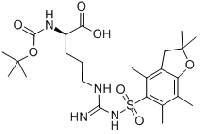 MC95804 BOC-D-ARG(PBF)-OH 186698-61-3 N-叔丁氧羰基-2,2,4,6,7-五甲基二氢苯并呋喃-5-磺酰-D-精氨酸