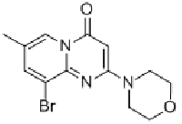 MC85045 4H-Pyrido[1,2-a]pyrimidin-4-one, 9-bromo-7-methyl-2-(4-morpholinyl)- 351002-16-9 9-溴-7-甲基-2-(4-吗啉基)-4H-吡啶并[1,2-A]嘧啶-4-酮