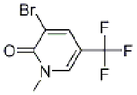 MC37008  3-BROMO-1-METHYL-5-(TRIFLUOROMETHYL)PYRIDIN-2(1H)-ONE  [1215205-35-8]
