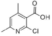 MC75081 2-Chloro-4,6-dimethyl-3-pyridinecarboxylic acid 66662-48-4 2-氯-4,6-二甲基吡啶-3-甲酸