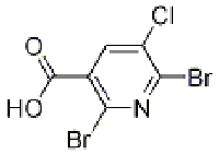 MC73556 2,6-dibroMo-5-chloronicotinic acid 55304-86-4 2,6-二溴-5-氯烟酸