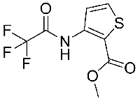 MC68136 Methyl 3-(2,2,2-trifluoroacetamido)thiophene-2-carboxylate 79128-68-0 3-(N-三氟乙酰氨基)噻吩-2-羧酸甲酯