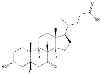 MC70983 3Alpha-Hydroxy-7-Keto-5Beta-Cholanic Acid 4651-67-6 3α-羟基-7-氧代-5β-胆烷酸