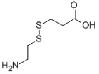 MC26136  3-[(2-AMINOETHYL)DITHIO]PROPIONIC ACID  [15579-00-7]
