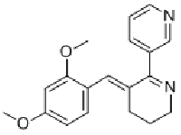 MC83592 3-(2,4-dimethoxybenzylidene)anabaseine 156223-05-1 (3E)-3-[(2,4-二甲氧基苯基)亚甲基]-3,4,5,6-四氢-2,3'-联吡啶二盐酸盐