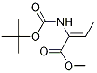 MC74701 (Z)-Methyl 2-(tert-butoxycarbonylaMino)but-2-enoate 63658-16-2 (Z)-2-BOC-氨基-3-甲基丙烯酸甲酯