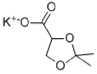 MC76832 Potassium 2,2-dimethyl-1,3-dioxolane-4-carboxylate 83400-91-3 2,2-二甲基-1,3-二氧戊环-4-羧酸钾盐