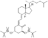 MC82035 [[(1a,3b,5E,7E)-9,10-Secocholesta-5,7,10(19)-triene-1,3-diyl]bis(oxy)]bis[(1,1-dimethylethyl)dimethylsilane] 112670-85-6 阿尔法骨化醇中间体