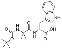 MC83662 D-Tryptophan, N-[N-[(1,1-dimethylethoxy)carbonyl]-2-methylalanyl]- 159634-94-3 N-[N-[(1,1-二甲基乙氧基)羰基]- 2-甲基丙氨酰]-D-色氨酸