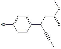 MC39483  3-(4-羟基苯基)-4-炔-己酸甲酯  [865234-02-2]