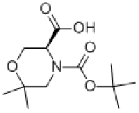 MC76422 (S)-4-BOC-6,6-DIMETHYL-MORPHOLINE-3-CARBOXYLIC ACID 783349-78-0 (S)-4-BOC-6,6-DIMETHYL-MORPHOLINE-3-CARBOXYLIC ACID