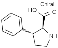 MC91752 (2S,3R)-3-Phenylpyrrolidine-2-Carboxylic Acid 118758-48-8 3-苯基-L-脯氨酸