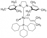 MC63810 Dichloro[1,3-bis(2,4,6-trimethylphenyl)-2-imidazolidinylidene](3-methyl-2-butenylidene)(tricyclohexylphosphine)ruthenium(II) 253688-91-4 二氯[1,3-双(2,4,6-三甲基苯基)-2-咪唑烷亚基](3-甲基-2-亚丁烯基)(三环己基膦)钌(II)