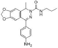 MC83938 (+/-)-4-(4-AMINOPHENYL)-1,2-DIHYDRO-1-METHYL-2-PROPYLCARBAMOYL-6,7-METHYLENEDIOXYPHTHALAZINE 173952-44-8 (+/-)-4-(4-AMINOPHENYL)-1,2-DIHYDRO-1-METHYL-2-PROPYLCARBAMOYL-6,7-METHYLENEDIOXYPHTHALAZINE