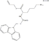 MC76680 (S)-Allyl 2-((((9H-fluoren-9-yl)Methoxy)carbonyl)aMino)-6-aMinohexanoate hydrochloride 815619-80-8 N2-[芴甲氧羰基]-L-赖氨酸烯丙酯单盐酸盐