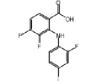 MC85236 2-(2-Fluoro-4-iodoanilino)-3,4-difluorobenzoic Acid 391211-97-5 2-(2-Fluoro-4-iodoanilino)-3,4-difluorobenzoic Acid