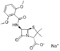 MC82852 sodium 6-(2,6-dimethoxybenzamido)penicillanate 132-92-3 甲氧西林钠