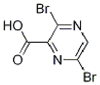 MC79244 3,6-dibroMopyrazine-2-carboxylic acid 957230-68-1 3,6-二溴吡嗪-2-甲酸