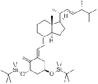 MC82010 Silane, [[(1a,3b,5E,7E,22E)-9,10-secoergosta-5,7,10(19),22-tetraene-1,3-diyl]bis(oxy)]bis[(1,1-dimethylethyl)dimethyl- (9CI) 111594-58-2 度骨化醇中间体