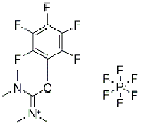 MC63196 Pentafluorophenol-Tetramethyluronium Hexafluorophosphate 206190-14-9 (二甲基氨基)二甲基(2,3,4,5,6-五氟苯氧基)甲烷亚胺六氟磷酸盐