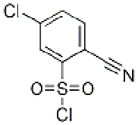 MC38574  5-Chloro-2-cyanobenzene-1-sulfonyl chloride  [411210-92-9]