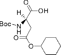 MC41087  N-叔丁氧羰酰基-D-天冬氨酸4-环己酯  [112898-18-7]