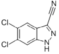 MC77817 5,6-DICHLORO-1H-INDAZOLE-3-CARBONITRILE 885278-39-7 5,6-二氯-1H-吲唑-3-甲腈