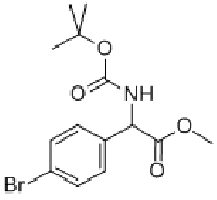 MC75626 (4-Bromophenyl)-tert-butoxycarbonylaminoacetic acid methyl ester 709665-73-6 (4-溴苯基)-叔丁氧羰基氨基乙酸甲酯