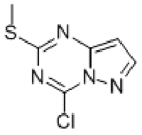 MC73420 4-CHLORO-2-METHYLTHIOPYRAZOLO[1,5-A]1,3,5-TRIAZINE 54346-19-9 4-氯-2-(甲硫基)吡唑并[1,5-A][1,3,5]三嗪